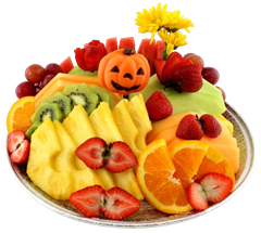 The Fruit Factory - fruit platter, pumpkin, pineapples, strawberries, kiwi - New City NY